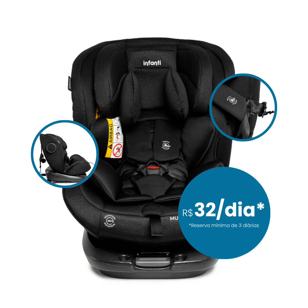 Cadeira de Automóvel Mundi 360º com ISOFIX | Infanti